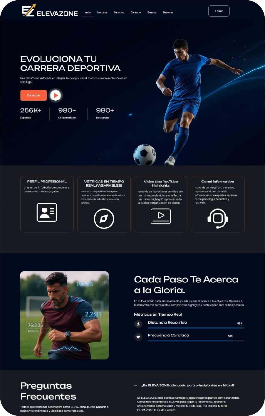 Página web para servicios profesionales en Puerto Varas